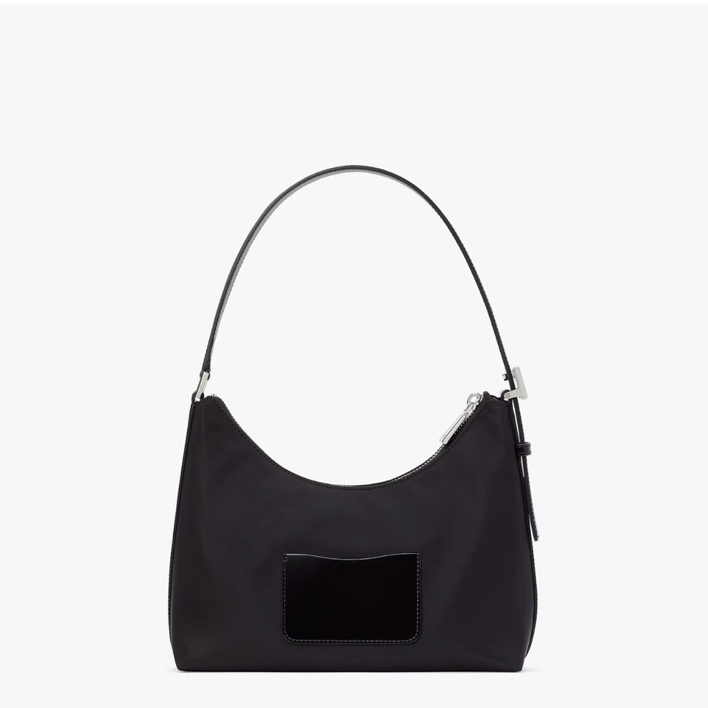 EUC Kate Spade Sam Icon Black Nylon Hobo Bag - Picture 2 of 11